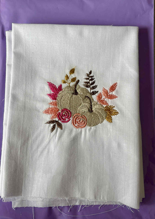 Pumpkin panel Embroidery design