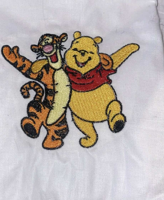 Winnie the pooh panel Embroidery design
